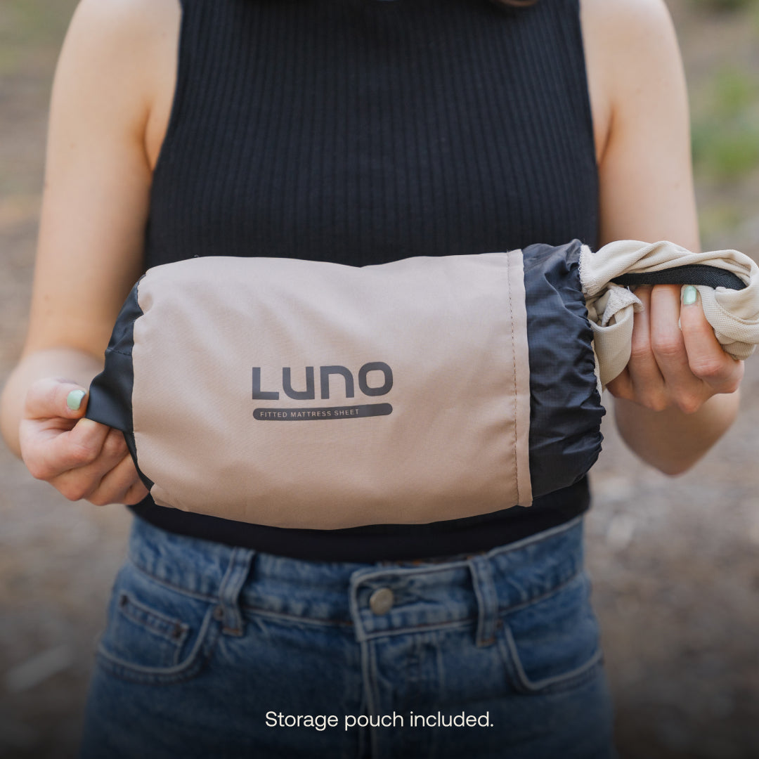 Luno Fitted Mattress Sheet - AIR+FOAM Pro Camping Mattress