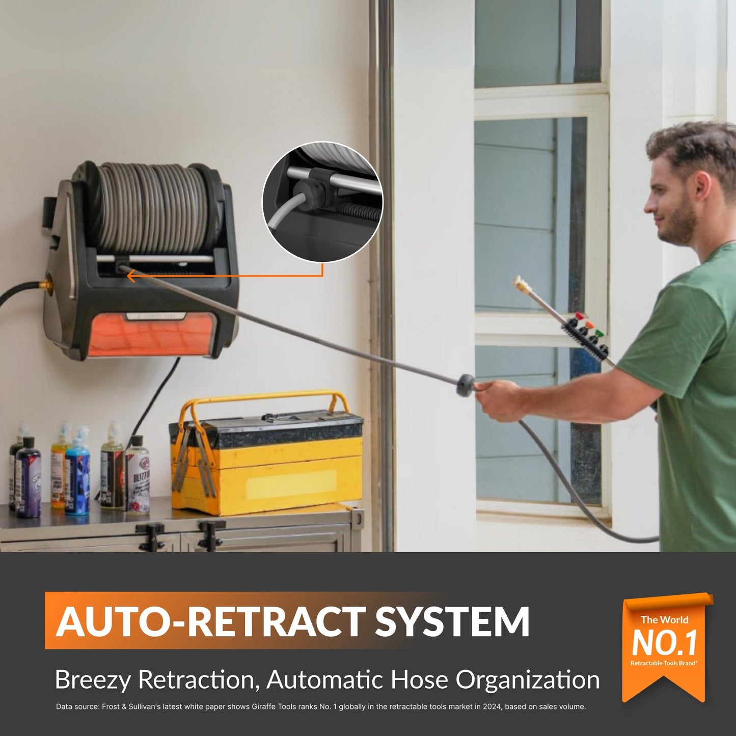 Grandfalls Retractable Pressure Washer Pro