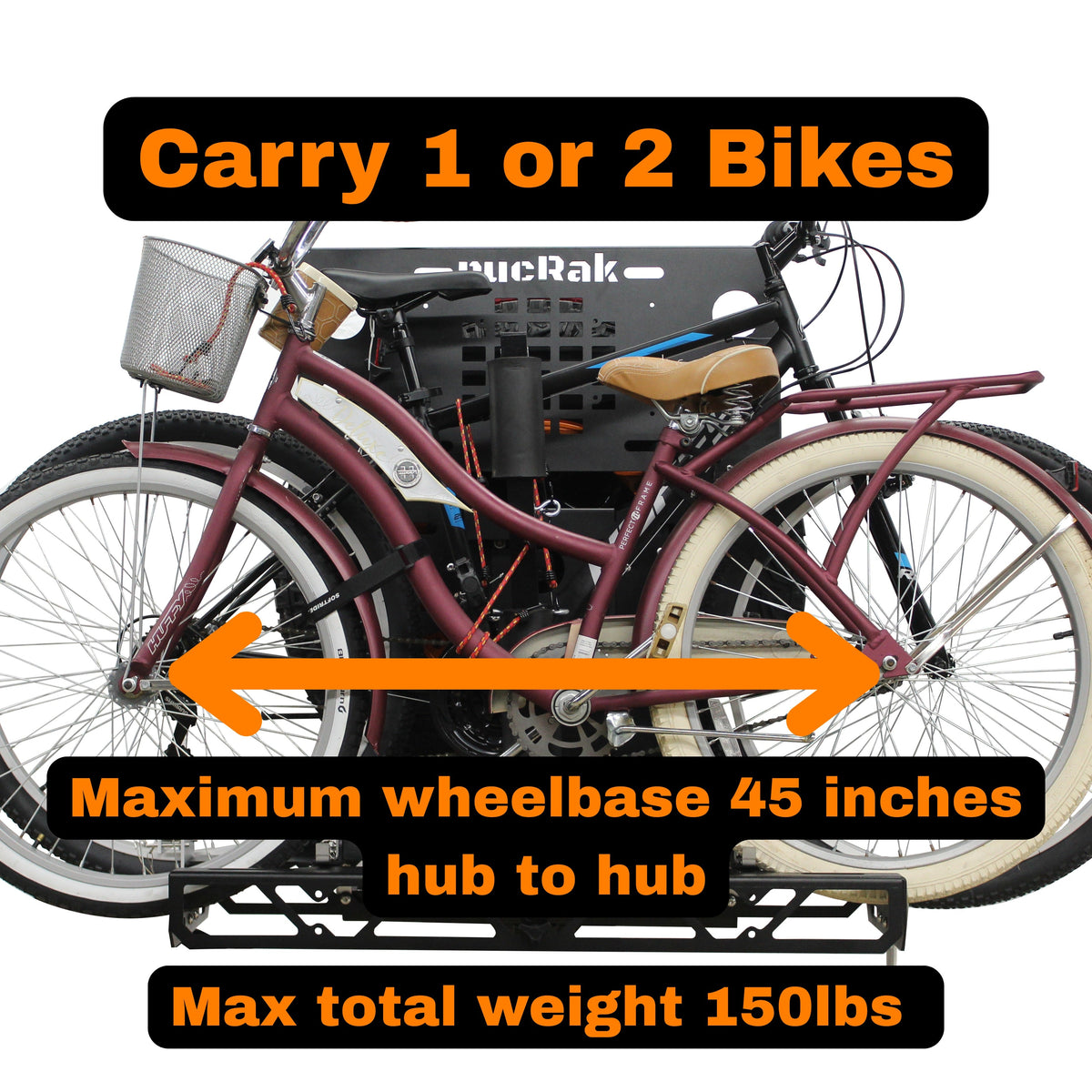 Ford Bronco (2021+) Swing-Away Cargo Carrier & Bike Rack | rucRak GRUNT