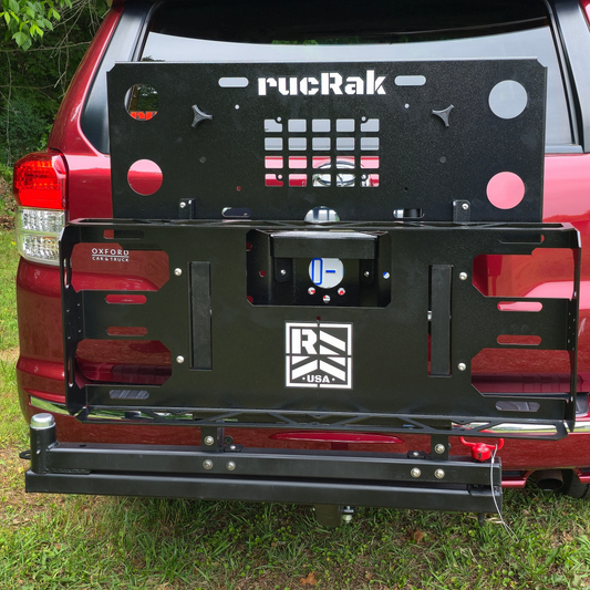 Swing Away Hitch Cargo Carrier & Bike Rack for SUVs, Trucks & RVs | rucRak GUNNY