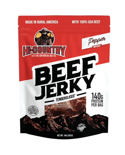 14oz Beef Jerky - Pepper Infused