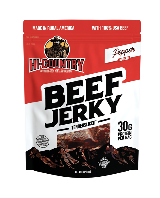 3oz Beef Jerky - Pepper Infused