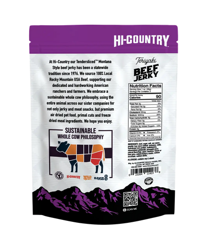 3oz Beef Jerky - Teriyaki Infused