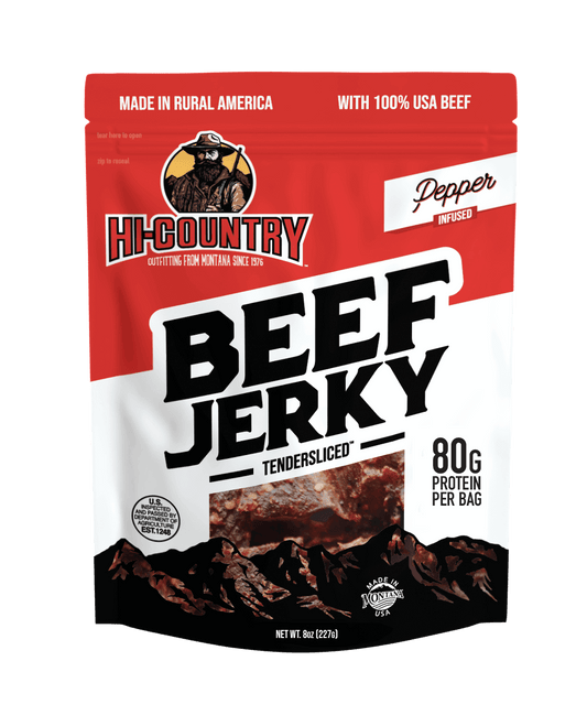 8oz Beef Jerky - Pepper Infused