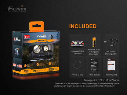 Fenix HM65R-T Trail Running LED Headlamp - 1500 Lumens