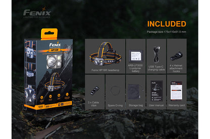 Fenix HP16R Rechargeable Headlamp - 1250 Lumens