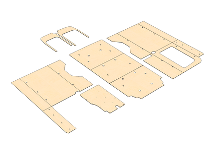 Transit High Roof 148 Wood Wall Kit