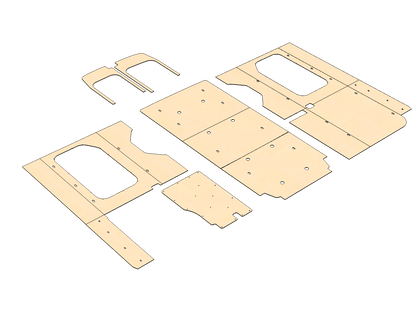 Transit High Roof 148 Wood Wall Kit