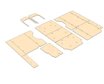 Transit High Roof 148 Wood Wall Kit