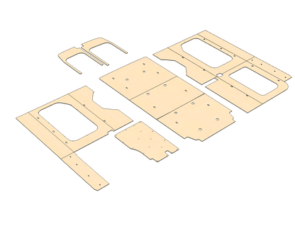 Transit High Roof 148 Wood Wall Kit