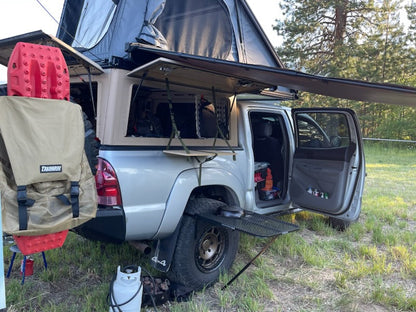 Tire Table Hanging Shelf for Vanlife & Camping