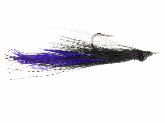 Deep Diving Demon Clouser, size 2/0 | Purple and Black | Qty. 3 | Wild Water Fly Fishing