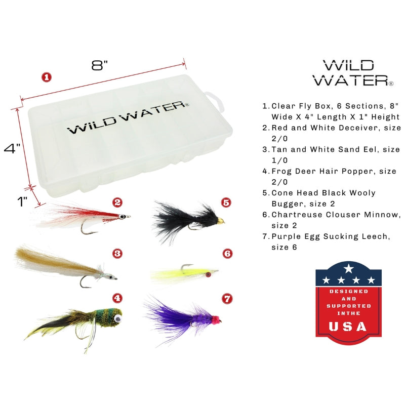 Deluxe Fly Fishing Kit, 7/8wt Rod | 9ft | 4piece | Wild Water Fly Fishing