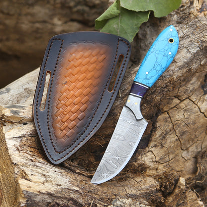 Evoke Handmade Hunting Knife with Leather Sheath