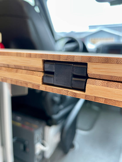 Folding Bamboo Lagun Table for Camper Vans and RVs