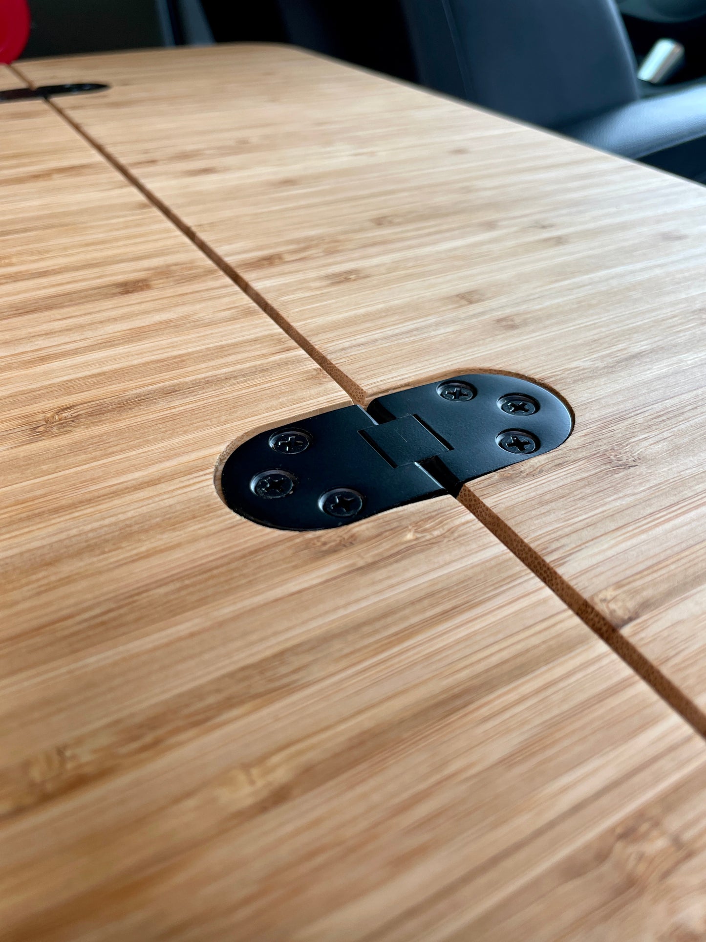 Folding Bamboo Lagun Table for Camper Vans and RVs