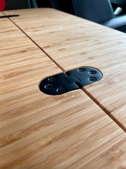 Folding Bamboo Lagun Table for Camper Vans and RVs