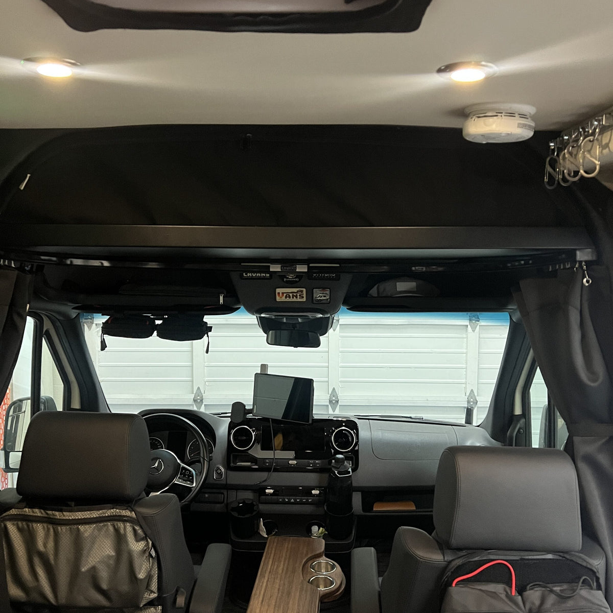 2019+ Sprinter Headliner Shelf No Curtain Rod