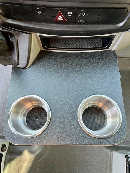 Mercedes-Benz Sprinter Cup Holder Accessories NCV3 06-18 Snack Tray Phone Table Stainless Camper Van