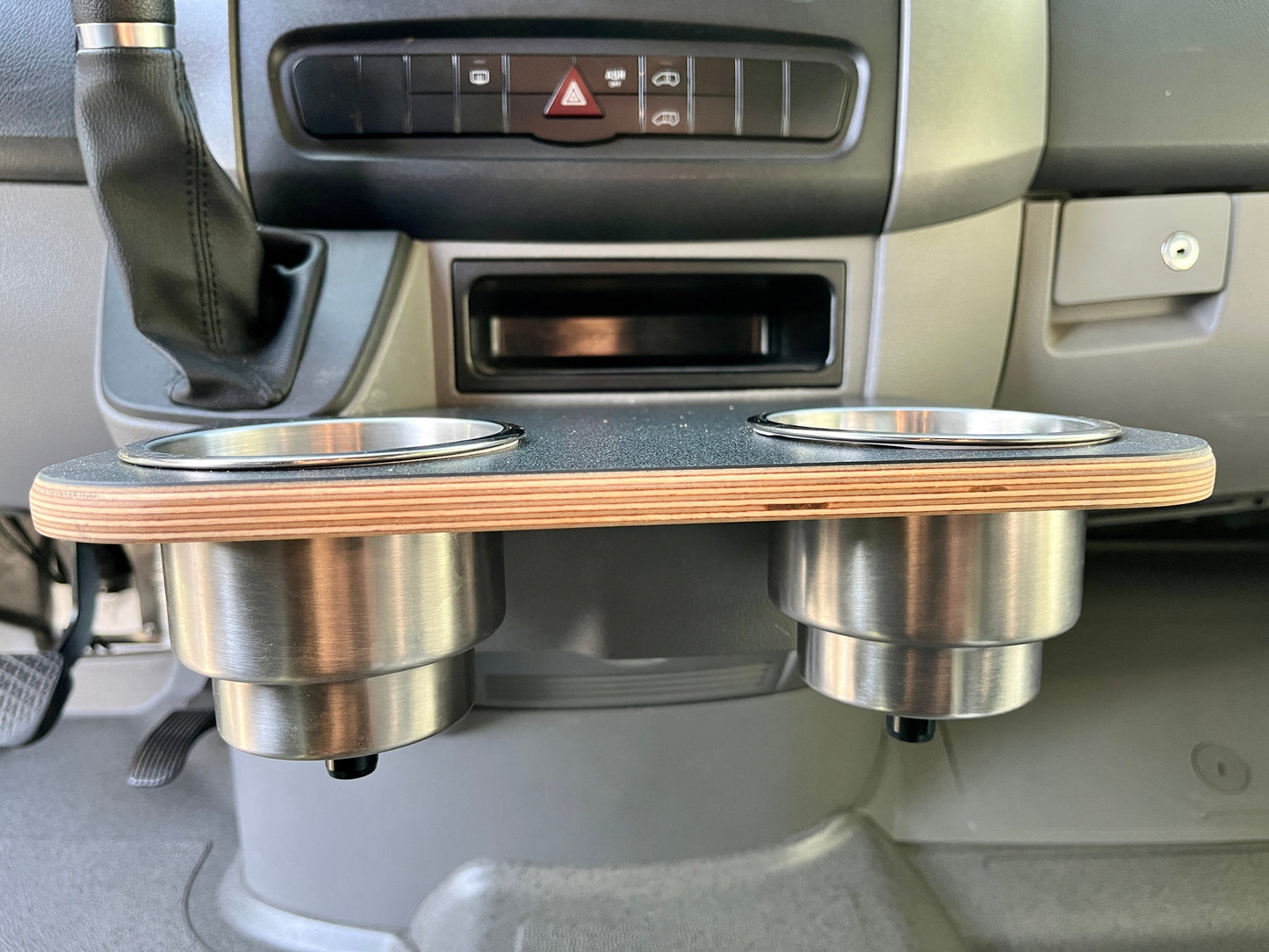 Mercedes-Benz Sprinter Cup Holder Accessories NCV3 06-18 Snack Tray Phone Table Stainless Camper Van
