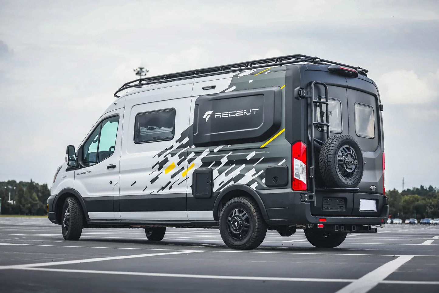 Ford Transit Two-in-One Tire Ladder Carrier 180° Door Hinge