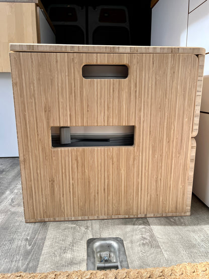 Porta Potti 565E/365 Curve Bamboo Toilet Lift top Cabinet Flat Pack Kit