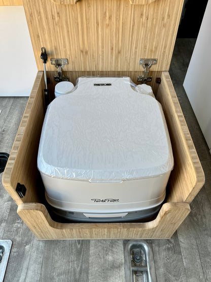 Porta Potti 345/135 Bamboo Toilet Lift top Cabinet Flat Pack Kit