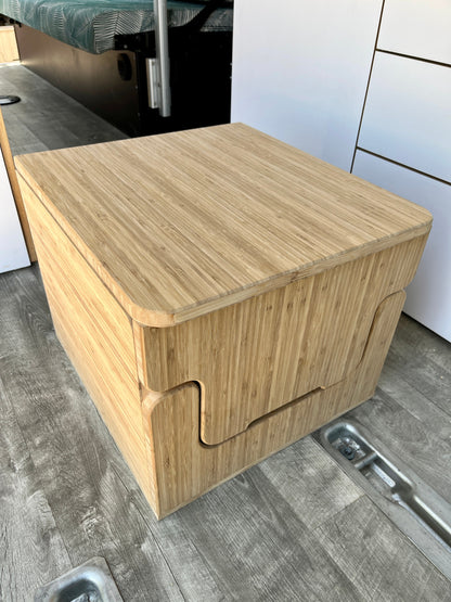 Porta Potti 345/135 Bamboo Toilet Lift top Cabinet Flat Pack Kit