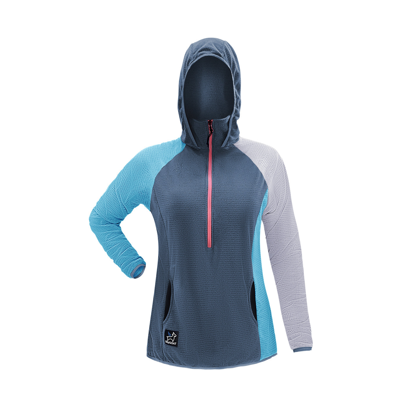 Women's Half-Zip Hooded Pullover