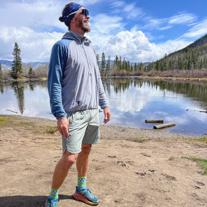 Men's Half-Zip Hooded Pullover AIR 70
