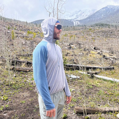 Men's Half-Zip Hooded Pullover AIR 70