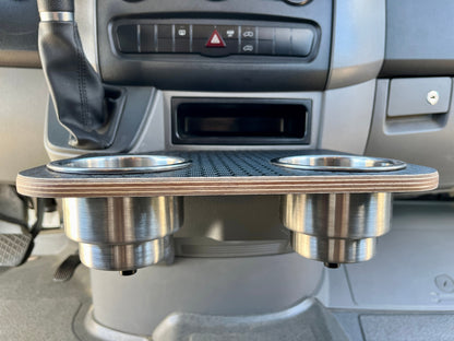 Mercedes Sprinter NCV3 06-18 Black Hex Cup Holder Snack Tray