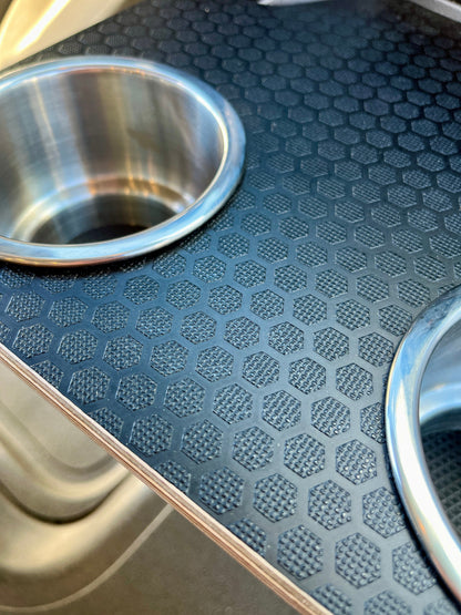 Mercedes Sprinter NCV3 06-18 Black Hex Cup Holder Snack Tray