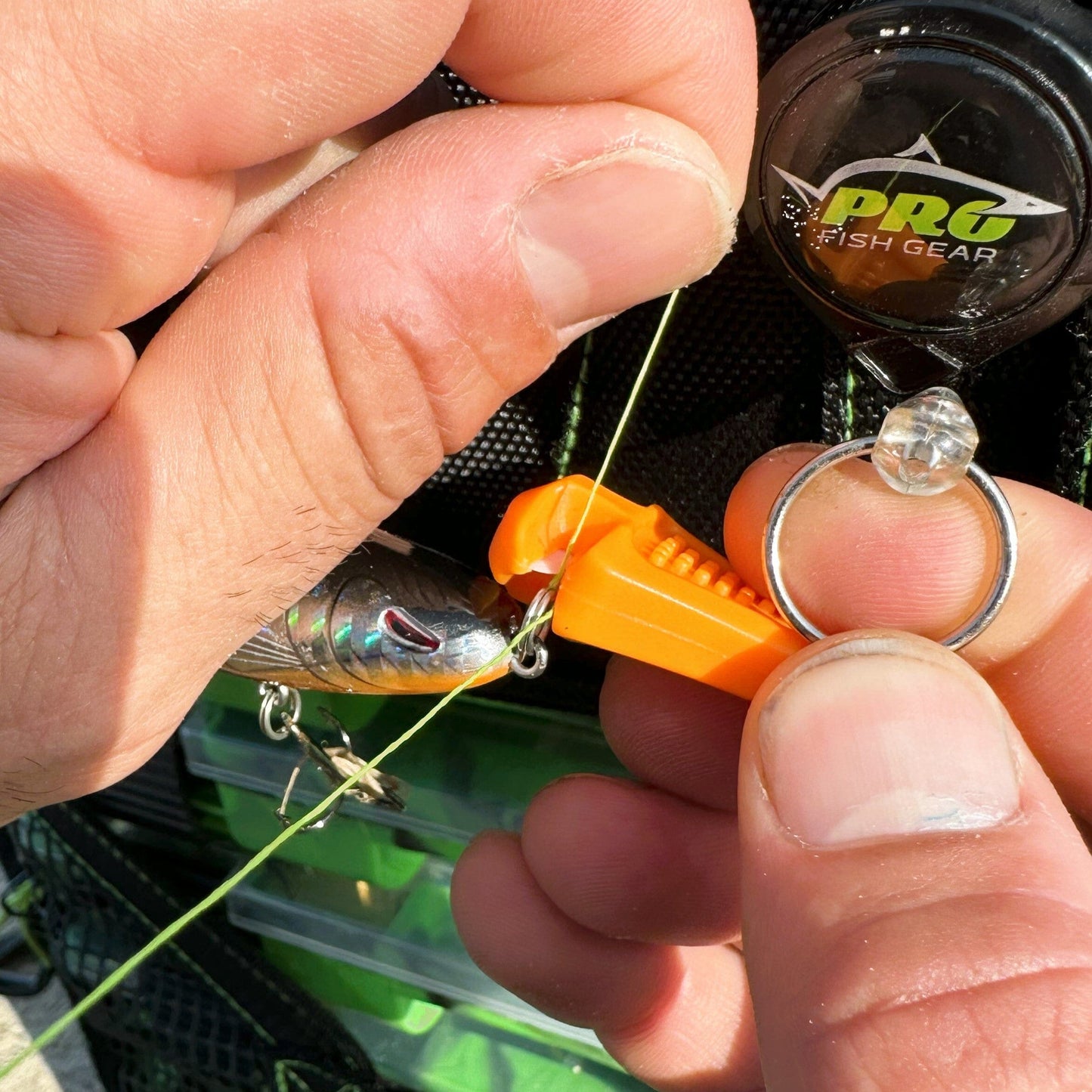 Line Cutterz Ceramic Blade Zipper Pull - Blaze Orange