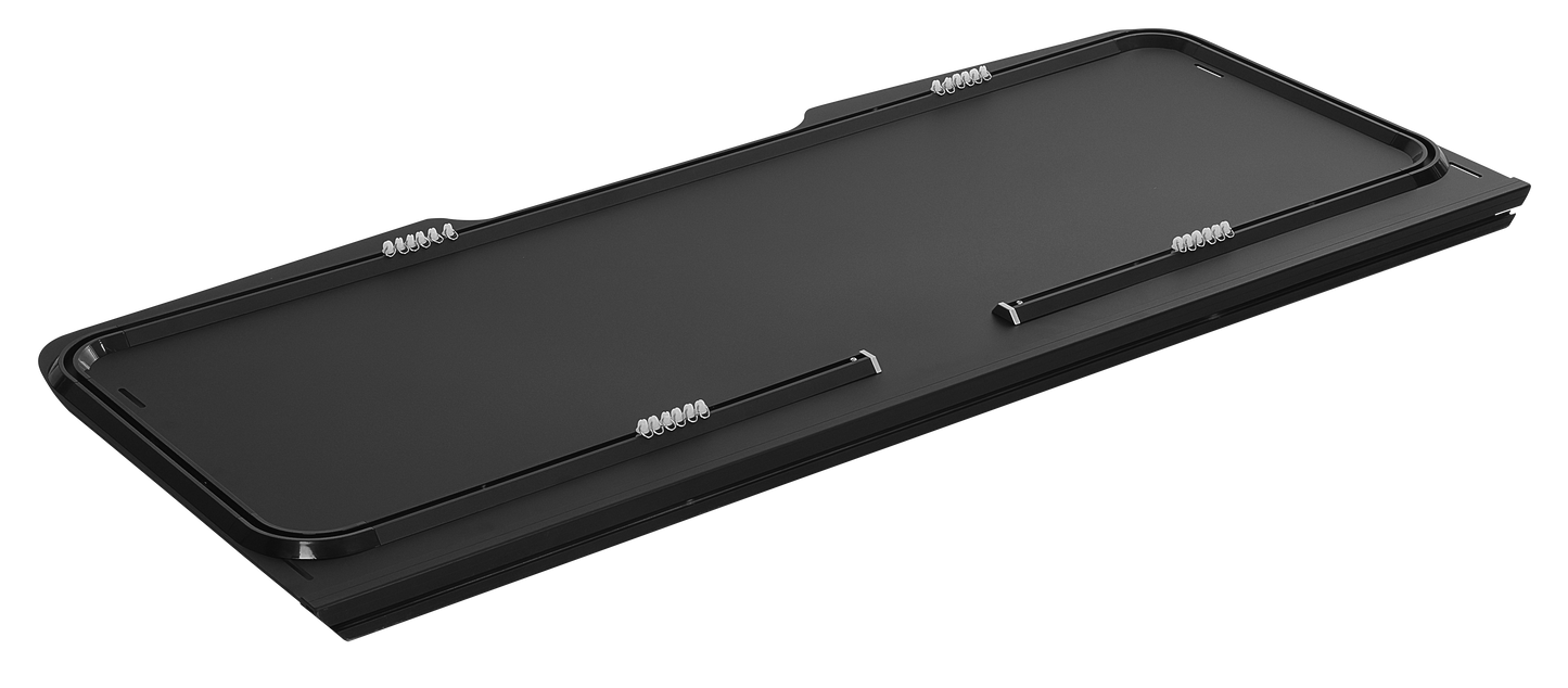 Aluminum Headliner Shelf for Sprinter | Built-in Curtain Rails