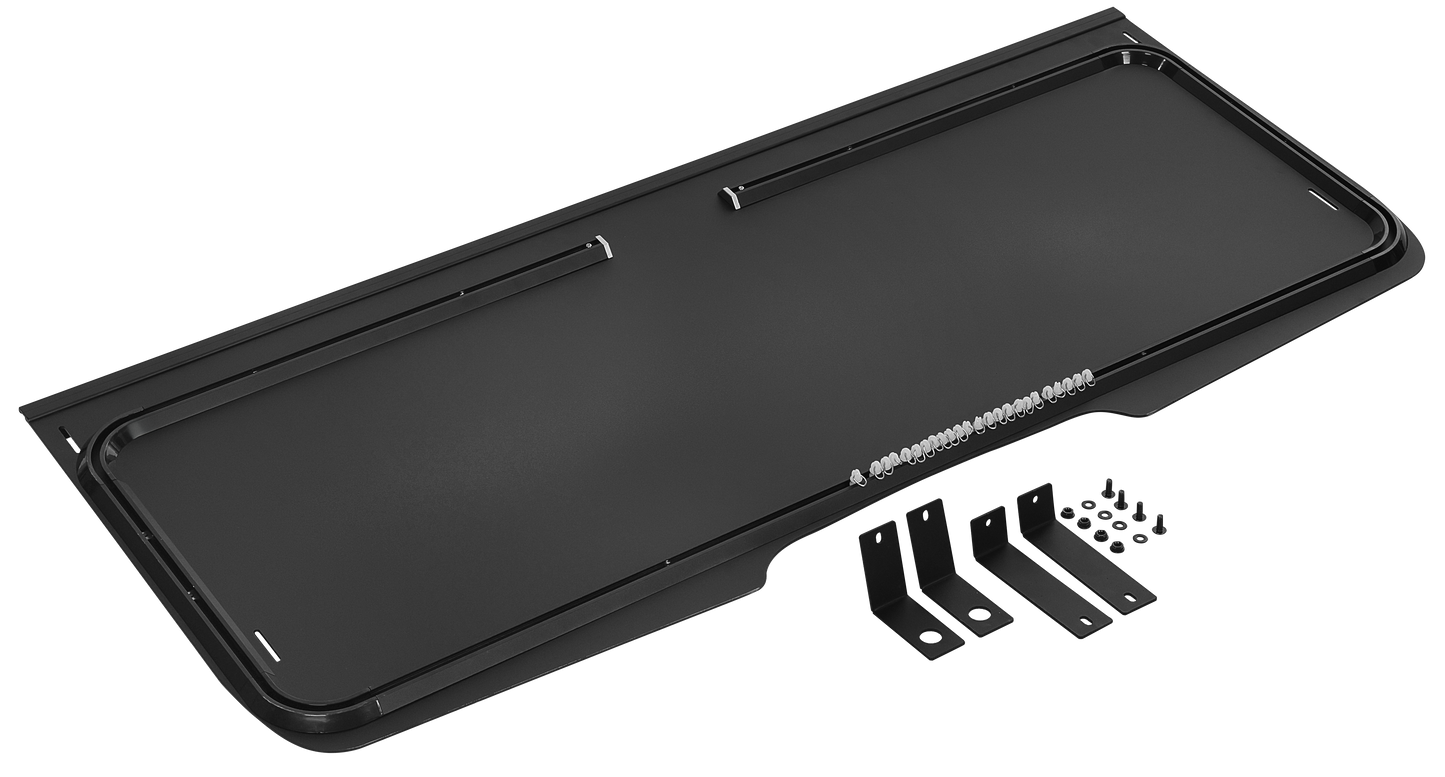 Aluminum Headliner Shelf for Sprinter | Built-in Curtain Rails