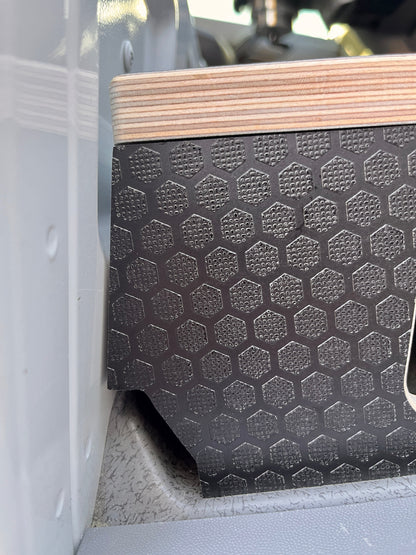 Mercedes-Benz Sprinter Black Hex Passenger Foot Platform Camper Van Stool