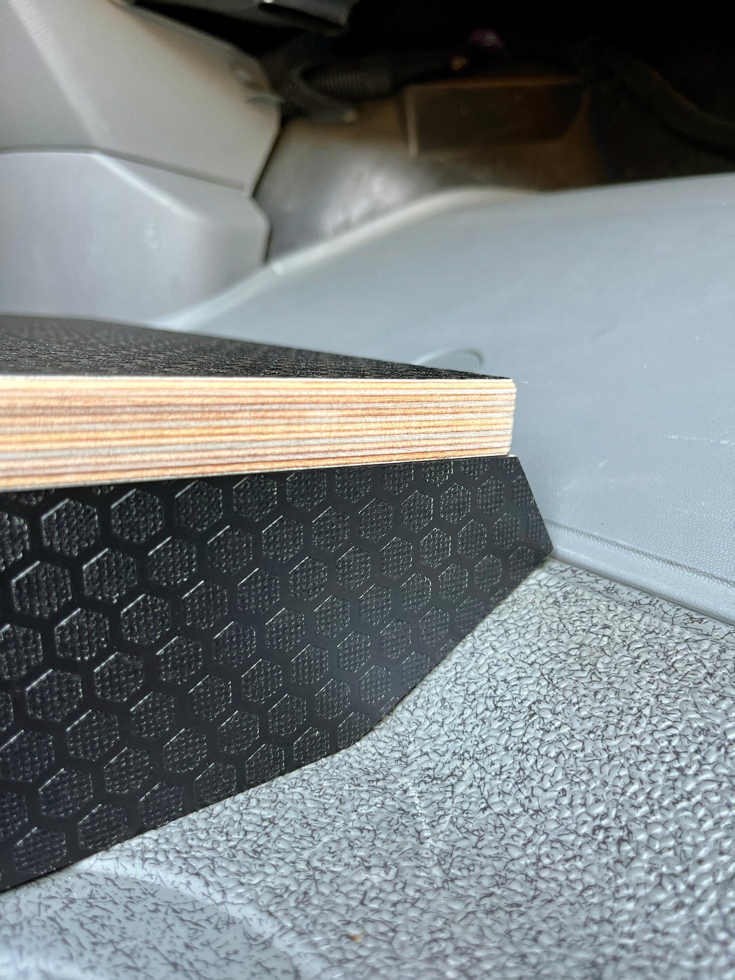 Mercedes-Benz Sprinter Black Hex Passenger Foot Platform Camper Van Stool