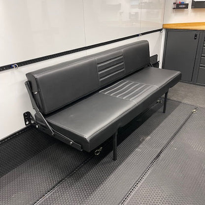 58" Sofa Sleeper - Charcoal Cloth
