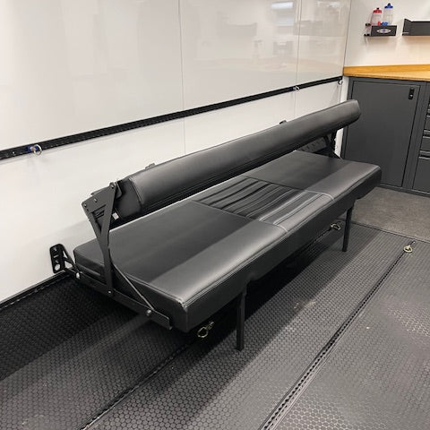 58" Sofa Sleeper - Charcoal Cloth