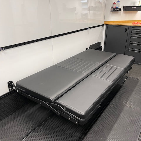 58" Sofa Sleeper - Charcoal Cloth
