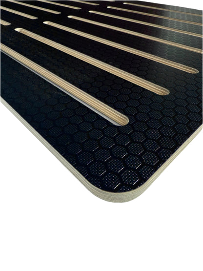 Winnebago Revel/Solis Bathroom Shower Black Hex Shelf