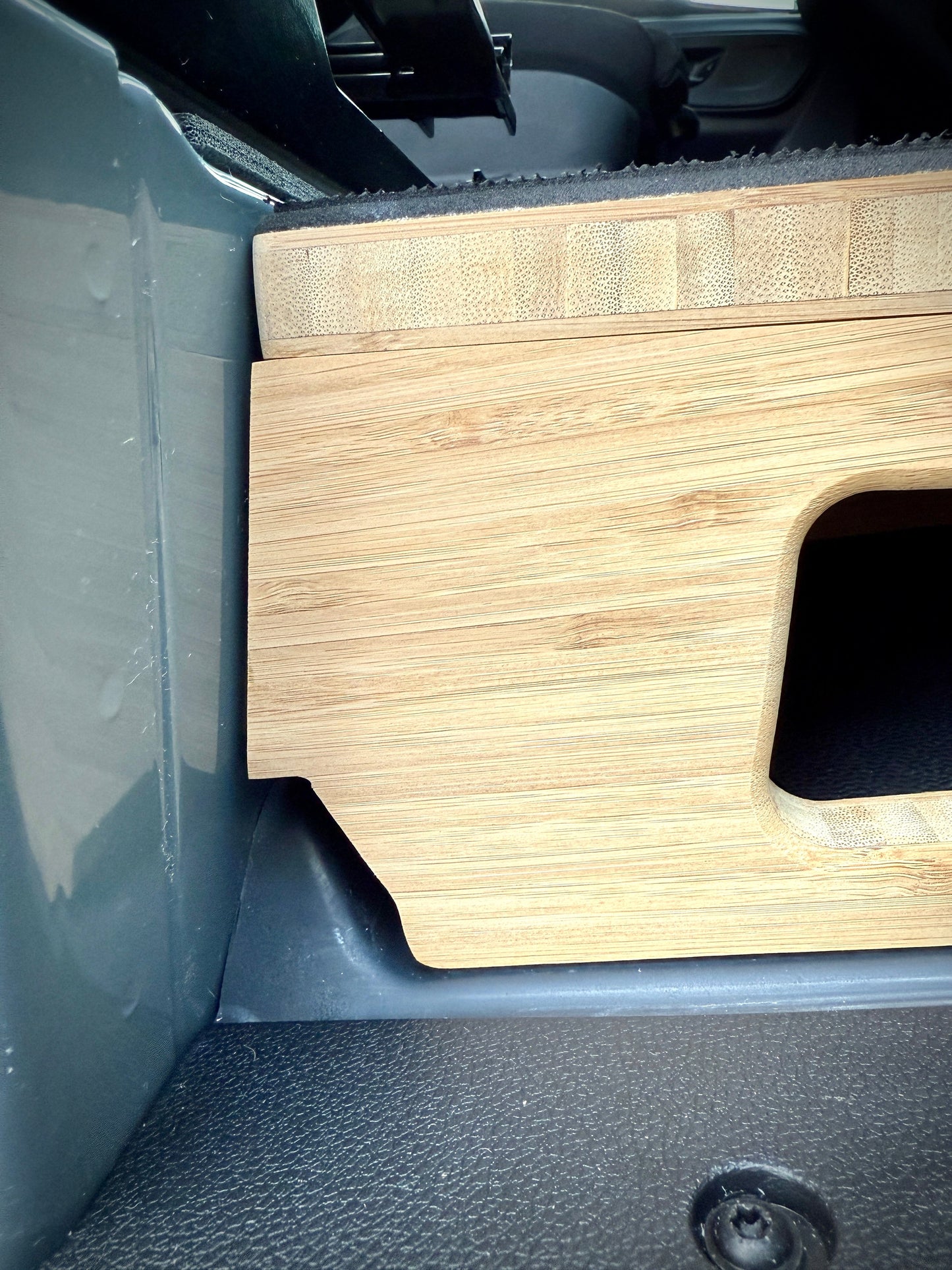 Mercedes-Benz Sprinter Bamboo Passenger Foot Platform Camper Van Stool
