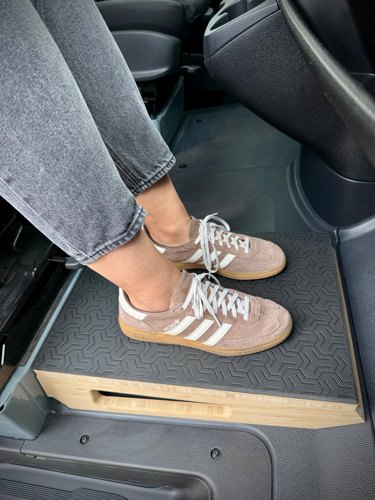 Mercedes-Benz Sprinter Bamboo Passenger Foot Platform Camper Van Stool