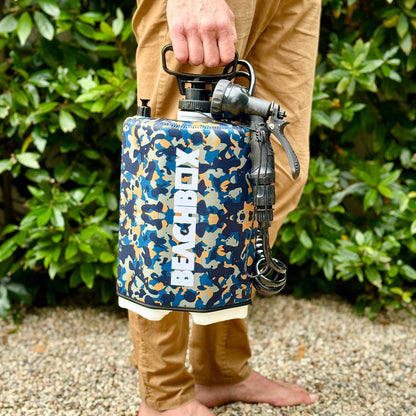 BeachBox Portable Camping Shower Tank - 'Camo'