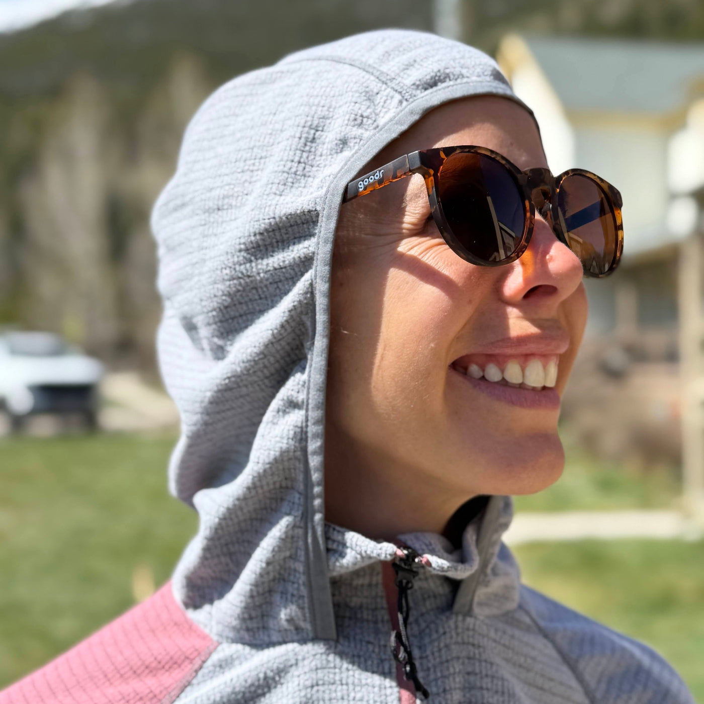 Women's Half-Zip Hooded Pullover AIR 70