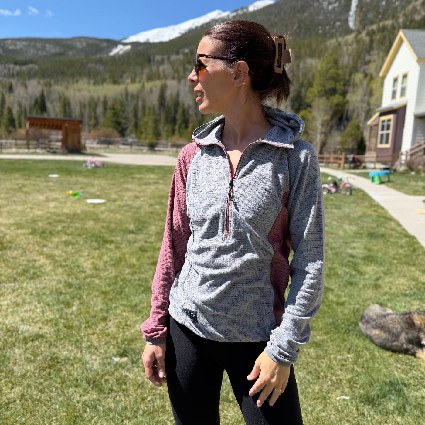 Women's Half-Zip Hooded Pullover AIR 70