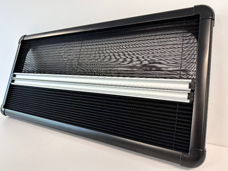 Glass & Acrylic Dual Pane Camper Window / 35.43" x 17.71" (900mm X 450mm)