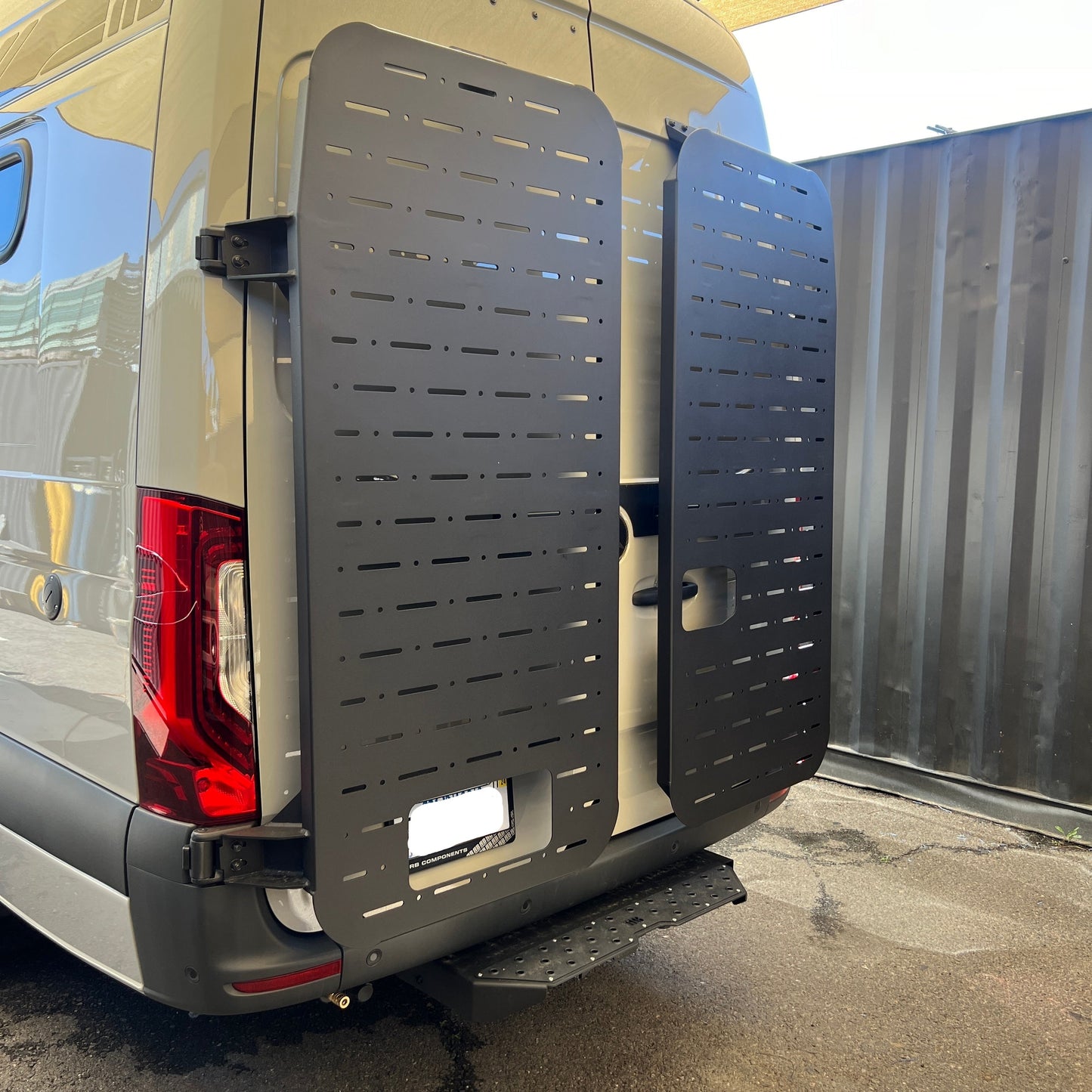 Rear Door Gear Storage Rack