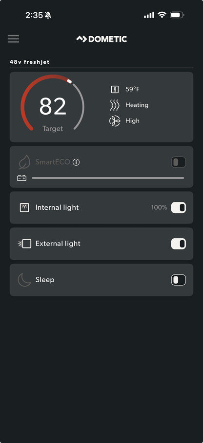 Dometic 48V Air Conditioner + Heat Pump - FreshJet